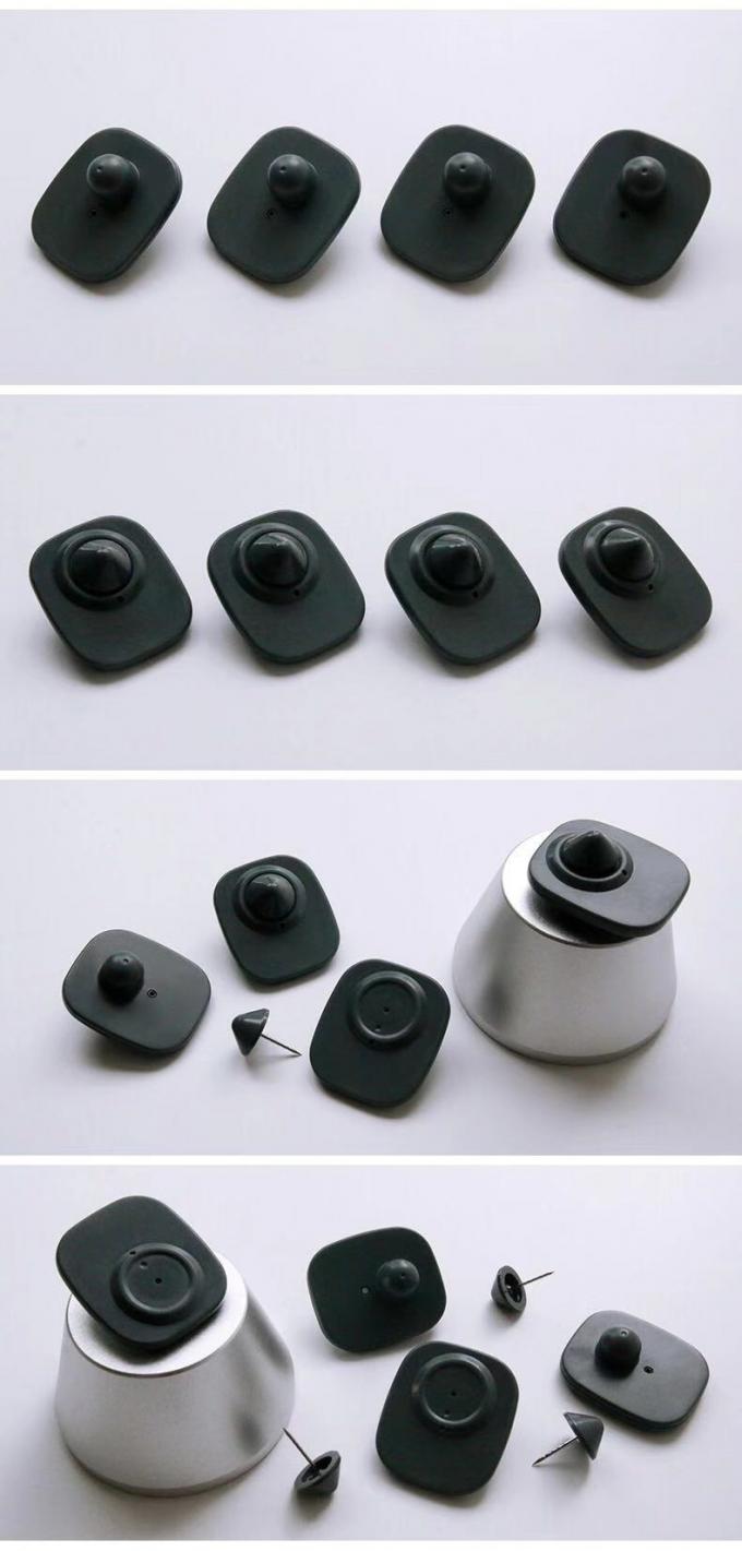 EAS System 8.2MHz RF Mini Square Hard Tag for Antitheft