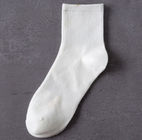 Wholesale Autumn New Breathable Fluorescence Color Soft Cotton White Socks Men