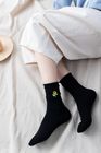Wholesale Autumn And Winter New Solid Color Sunflower Embroidery Pile Socks In Tube Socks Casual All-Match