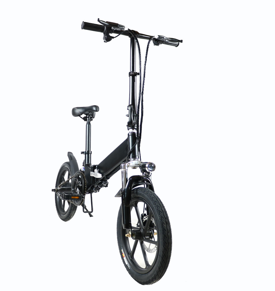 Folding Mini Electric Bike 36V 250W 16inch Alloy Aluminum Rechargable