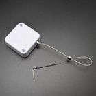 Anti theft security tether steel cable retractable pull reel box  anti-theft pull box