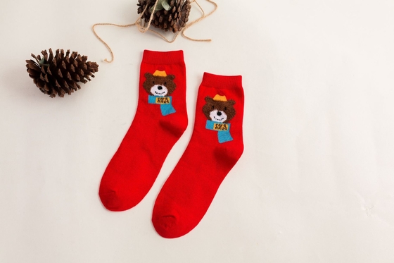 Nice Design Wholesale Funny Christmas Socks Breathable Sustainable adult Christmas Socks