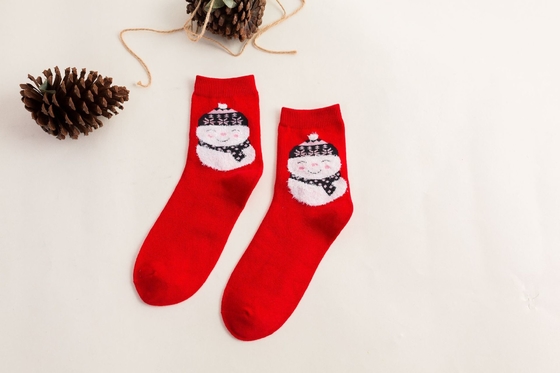 Nice Design Wholesale Funny Christmas Socks Breathable Sustainable adult Christmas Socks