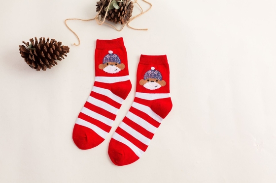 Nice Design Wholesale Funny Christmas Socks Breathable Sustainable adult Christmas Socks