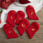 Nice Design Red Ladies Knitted Winter Soft Home Indoor Thermal Socks