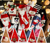 Wholesale Hot Sale Red Women Dress Crew Socks Christmas Unisex Knit Cotton Classic Assorted Socks