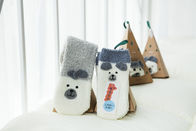 Japanese Coral Velvet Floor Socks Thickened Three-Dimensional Cartoon Embroidery Half Velvet Christmas Socks Box Christm