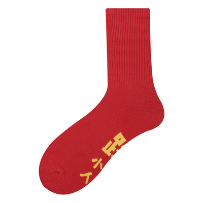 Happy Year Premium Quality Custom Mulit Designed Winter Warm Socks Couple Christmas Red Socks