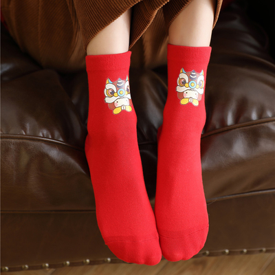 High Technique Factory Manufacture Embroidery Various Animals Cheap Stocking Christmas Sock