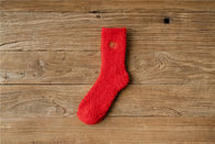 Nice Design Red Wholesale Fuzzy Christmas Christmas Socks For Women