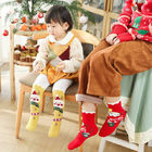 Winter Red Wholesale Promotional High Quality Cute Cartoon Animal Pattern Cotton Christmas Sock