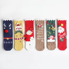 Winter Red Wholesale Promotional High Quality Cute Cartoon Animal Pattern Cotton Christmas Sock