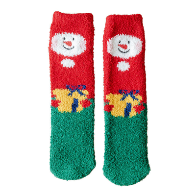 Wholesale Customised Lady Crew Socks Cotton Christmas Holiday Woman Socks