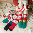 Wholesale Customised Lady Crew Socks Cotton Christmas Holiday Woman Socks