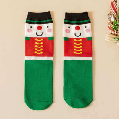 Wholesale Customised  100% Cotton Funny Socks Christmas Gift Socks For Women