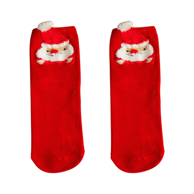 Cute Christmas Cartoon Cotton Socks Young Girls Socks With Lovely Animals Christmas Pattern