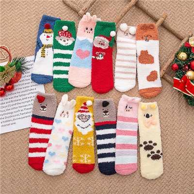 New Christmas Socks Lady Stockings Cotton Socks Elk Manufacturers Direct Wholesale Socks For Women