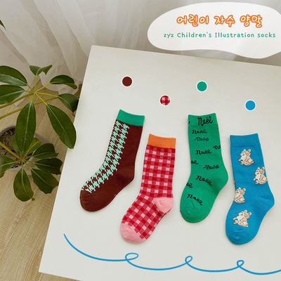 Wholesale High Quality Kid Cute Socks Sweater Stockings Wholesale All Seasons