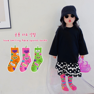 Christmas  Jacquard Kids Thigh High Stockings Winter Stocking For Baby