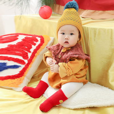 Wholesale High Quality Baby Boys Girls Thin Stockings Kids Newborn Red Socks