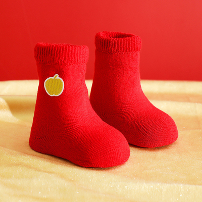 Wholesale High Quality Baby Boys Girls Thin Stockings Kids Newborn Red Socks