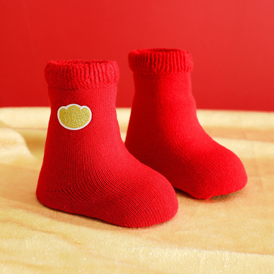 Wholesale High Quality Baby Boys Girls Thin Stockings Kids Newborn Red Socks