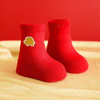 Wholesale High Quality Baby Boys Girls Thin Stockings Kids Newborn Red Socks