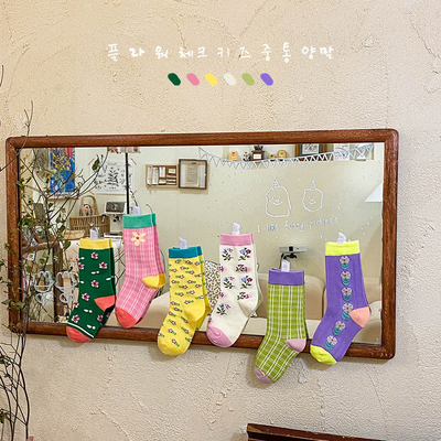 Wholesale Cotton Spring And Autumn Socks Girls Baby Socks Kids Knee High Stockings