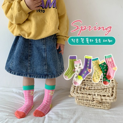 Wholesale Cotton Spring And Autumn Socks Girls Baby Socks Kids Knee High Stockings