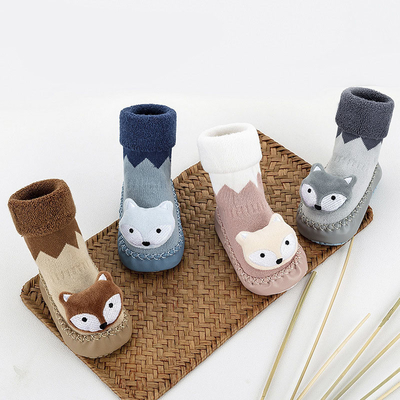 Factory Price High Quality Lovely Cotton Socks Knitted Kids Winter Stockings