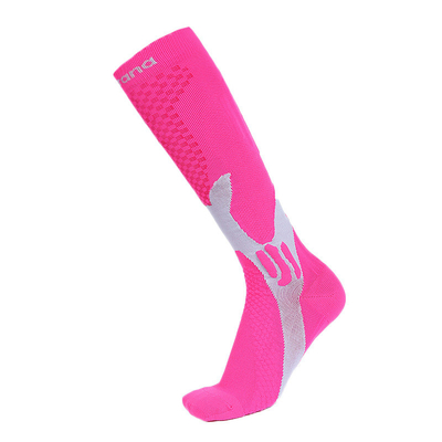 Wholesale Custom Colorful 20-30mmhg Travel Sport Medical Knee High Running Cycling Nurse Football Compression Socks