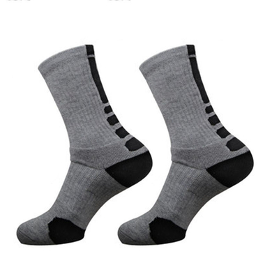 Factory Custom Logo Athletic Cotton Socks Basketball Custom Mens Basketball Socks