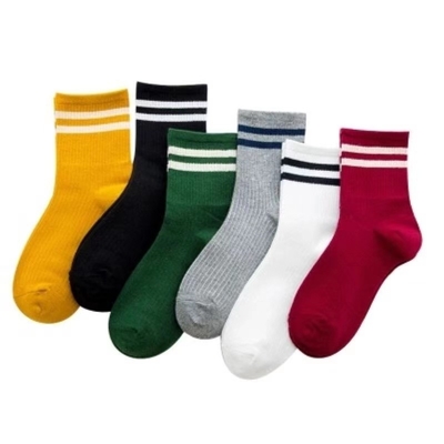 Hot Sale Unisex Hot Sale Colorful Good Quality Fashion Socks Breathable Cotton Ankle high Socks