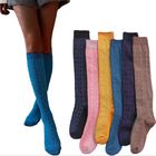 Hot Sale Fashion New Cozy Adults Solid Colour Knee High Socks Cotton Long Tube Socks For Women
