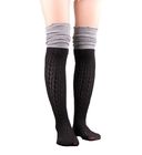 Women Classic New Thigh Socks Ladies Hollow Lace Over The Knee Boot Socks