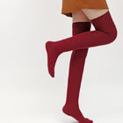Fall And Winter Solid Color Classic Warm Over The Knee Socks Women's Thigh High Socks