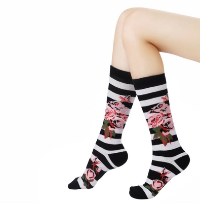 Hot Sale Autumn New Casual Fashion Classic Striped Cactus Cotton Women Socks