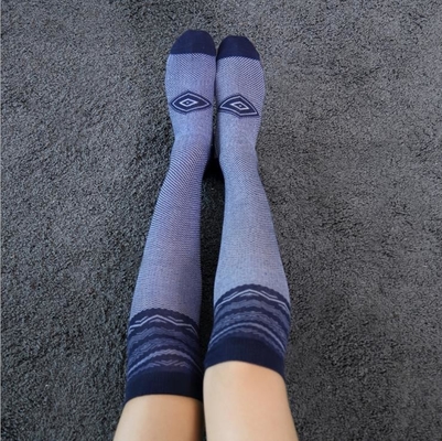 Hot Sale Women'S Knit Thigh High Socks Fashion Ladies Classic Striped Boot Socks