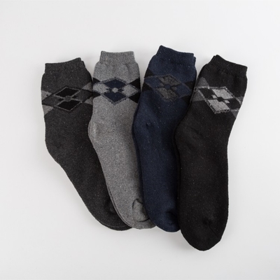 factory Cheap Wholesale Winter Thicken Warm Terry cotton ankle socks Mens Socks