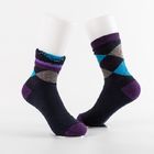 Factory Cheap Wholesale Men'S Winter In Stock Warm Business Terry Cuff Socks