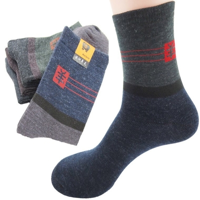 Wholesale Autumn Popular Thick Warm Casual Cheap Wool Socks for Men