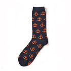 Factory price Hot Sale Character Ship Anchor Soft Cotton Spots Socks Man