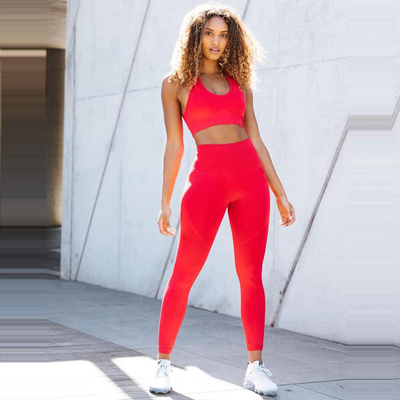 New Style Wholesale Sport Suit Women Fitness Clothing Sport Wear Yoga Set Gym Sportswear Running Leggings Women Set