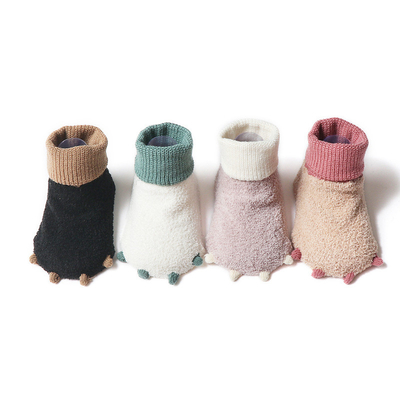 Newborn Hot Selling New Infant Floor Socks Non-Slip Baby Toddler Socks Soft Cotton Newborn Socks