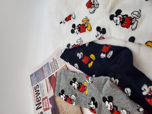 Wholesale In Stock New Products Fancy Trend Novelty Cartoon Couples Socks Colorful Animals Mice Socks