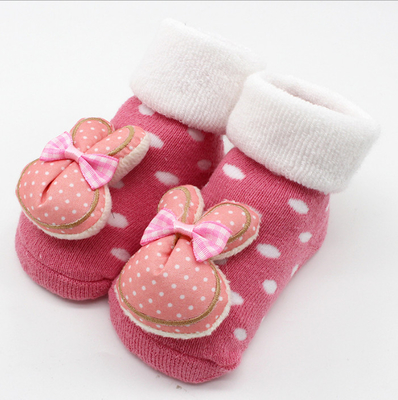 Wholesale high quality cotton Thickening Warm Antiskid Floor Baby Socks