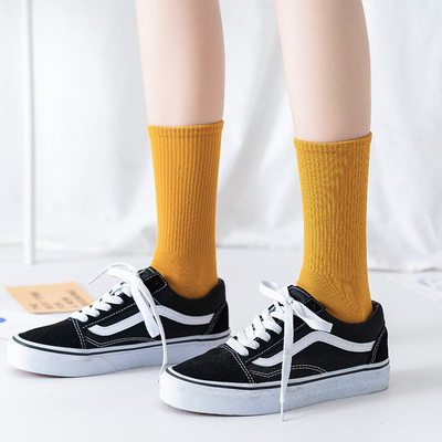 Wholesale Good Quality Fashion colorful Striped Students Socks Breathable Cotton Sports Stripe Women Socks