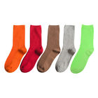 Wholesale Cheap Good Quality Solid Women Socks Soft Breathable Cotton Black White Gray Sports Couples Long Socks