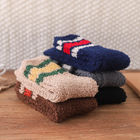 Wholesale Autumn And Winter New Three Lines Striped Coral Fleece Home Thick Fleece Warm Floor Fuzzy Socks