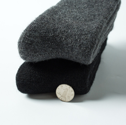 Hot Sale Winter Super Thick Thermal Fashion Solid Cozy Wool Socks Men